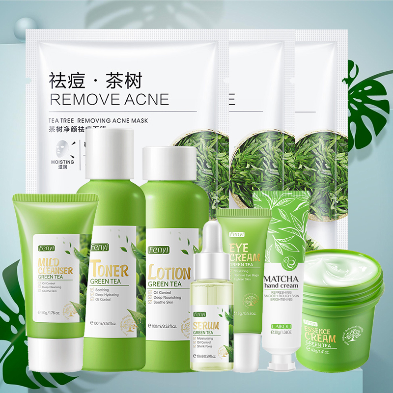 Korean Tea Set - Paket Produk Perawatan Wajah Sakura /