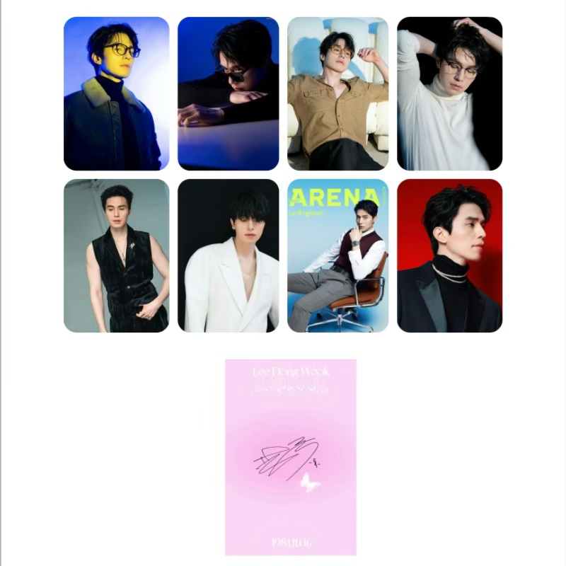 Korean Lifestyle Magazine - 8 Buah/Set Poster Sampul Majalah Lee