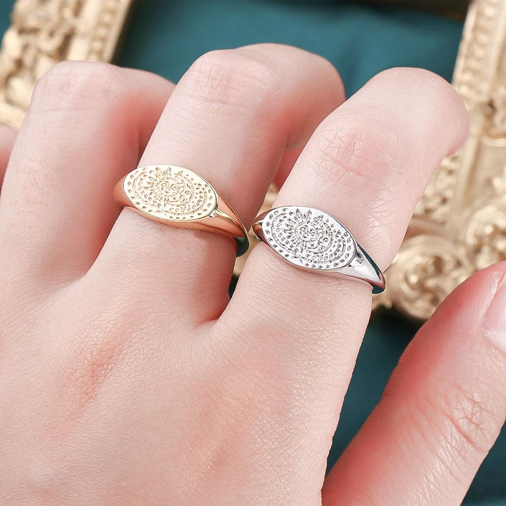 Cincin Pola Matahari Bulan Min - Korean Daily Lifestyle ulasan dan harga