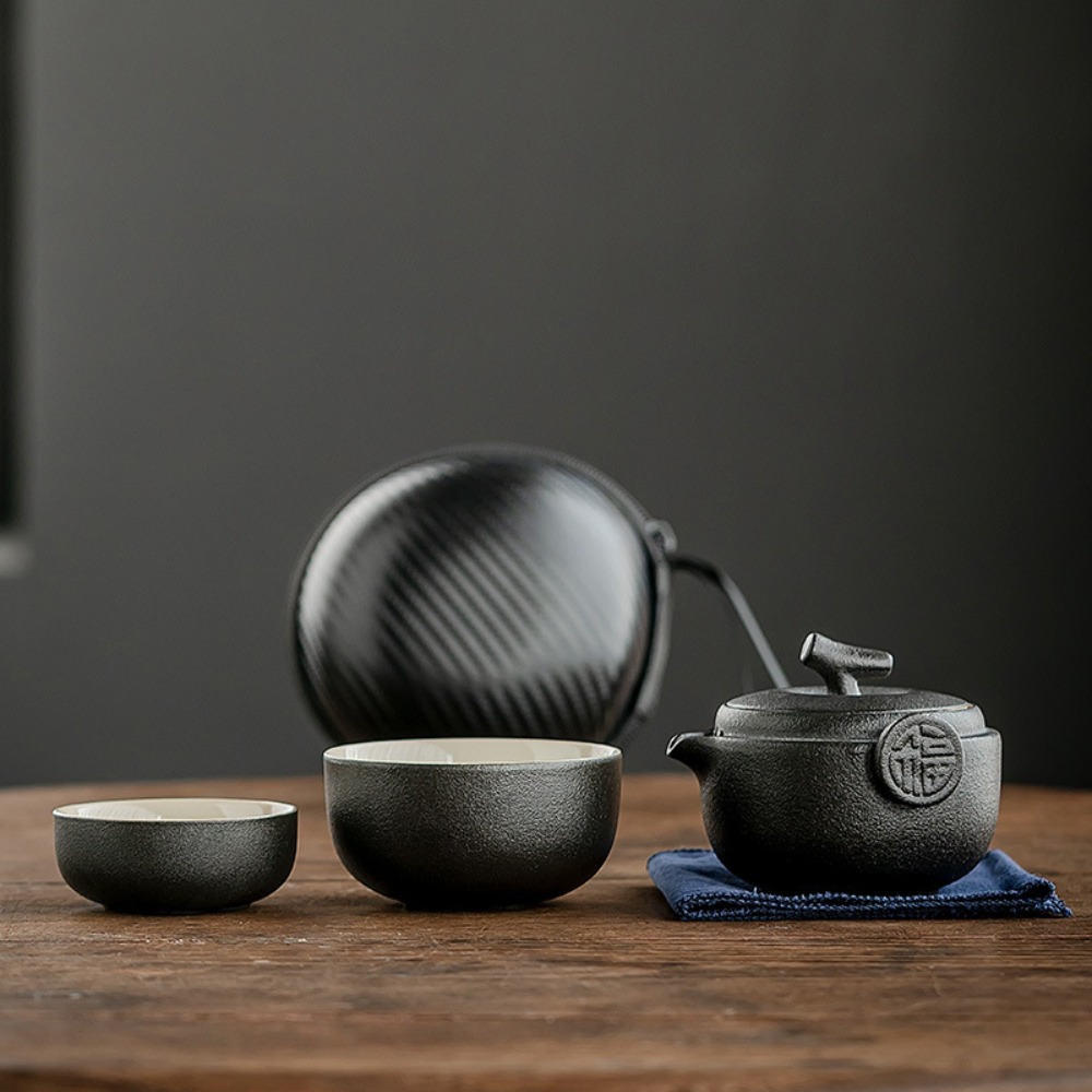 Set Teko Teh Minimalis 2 in 1  - Korean Tea Set ulasan dan harga