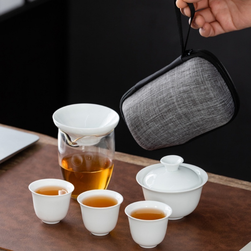 Set Teh Kung Fu Cina Portabel, - Korean Tea Set ulasan dan harga