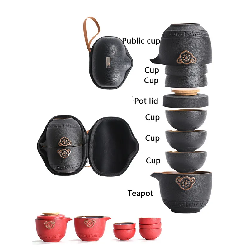 Set Teh Travel teh Cina kelas  - Korean Tea Set ulasan dan harga