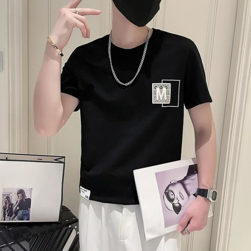Atasan Lengan Pendek Pria Tren - Korean Daily Lifestyle ulasan dan harga