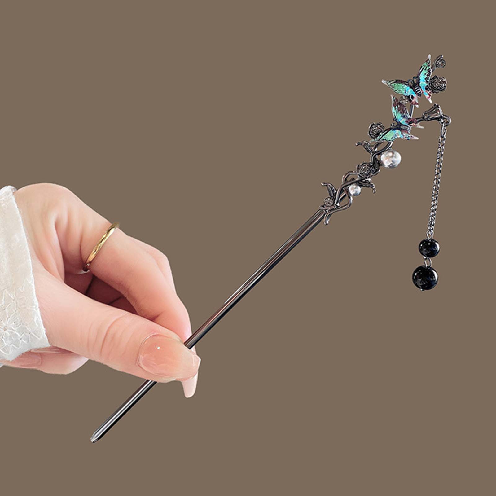 Jepit Rambut Rumbai Kupu-kupu, - Hanbok Hair Pin ulasan dan harga