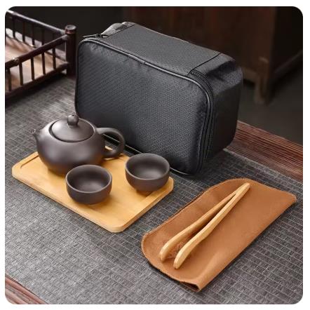 Set Teh Perjalanan Tanah Liat  - Korean Tea Set ulasan dan harga