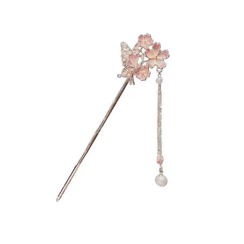 Jepit Rambut Sakura dengan Nua - Hanbok Hair Pin ulasan dan harga