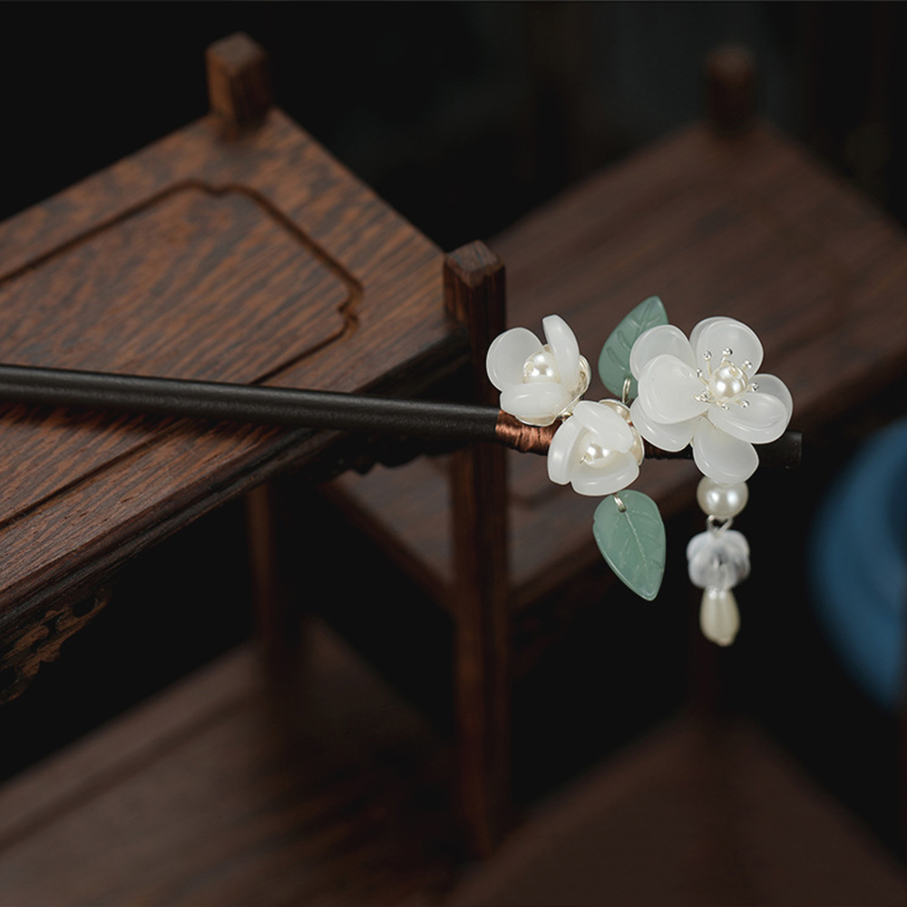 Jepit Rambut Bunga Retro denga - Hanbok Hair Pin ulasan dan harga